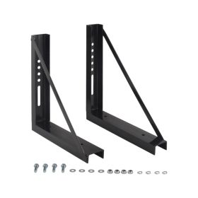 18"*18" Welding structure truck tool box mounting bracket kit black MT018027(Ban the sale oF Amazon & Temu)(No refunds without reason) (Option: 41457076)