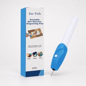 JUE FISH Portable Electric Engraving Pen, 1 Piece (Option: 1 Piece)