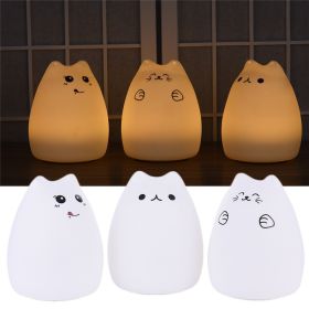 Silicone Touch Sensor LED Night Light For Children Baby Kids (Option: Completer set 3 pcs)
