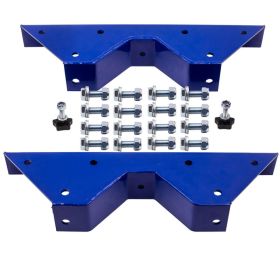 Rear Bolt-on C Notch Frame Kit for Chevy C10 GMC C15 C1500 2WD Truck 1973-1987 (Option: 30082845)