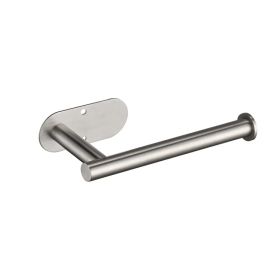Paper Towel Holder - Self-Adhesive or Drilling, stainless steel wall-mounted paper towel holder for kitchen, bathroom (Option: Default Title)