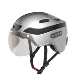 PS03D-1080P Smart Bluetooth Helmet for Bicycles, Gravity-Sensing Magnetic Headings, WIFI+ Remote Control, Voice Command (PS03D-1080P: PS03D-1080Pgray)