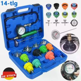 14Pcs Radiator Pressure Leak Detector, Automotive Cooling System Tester (Option: as show)