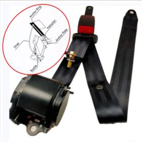 Universal Automatic 3-Point Seat Belt (Option: Universal Automatic 3-Point Seat Be)