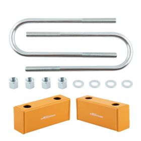 3" Drop Kit Lowering Blocks U-Bolts fit for Chevy C10 / C1000 Truck 2WD 1960-1972 (Option: 32350413)