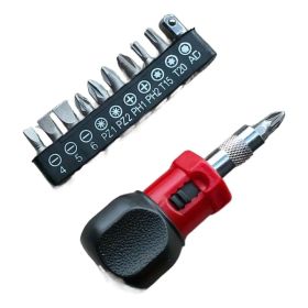 Mini Multifunctional Scraper Screwdriver Set - Reversible Steel Connector With Quick Action And Variety Of Pins, (Option: Default)